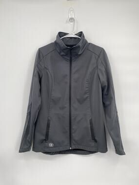 OGIO Endurance Ladies Crux Soft Shell Gray Jacket  LOE720 size Medium